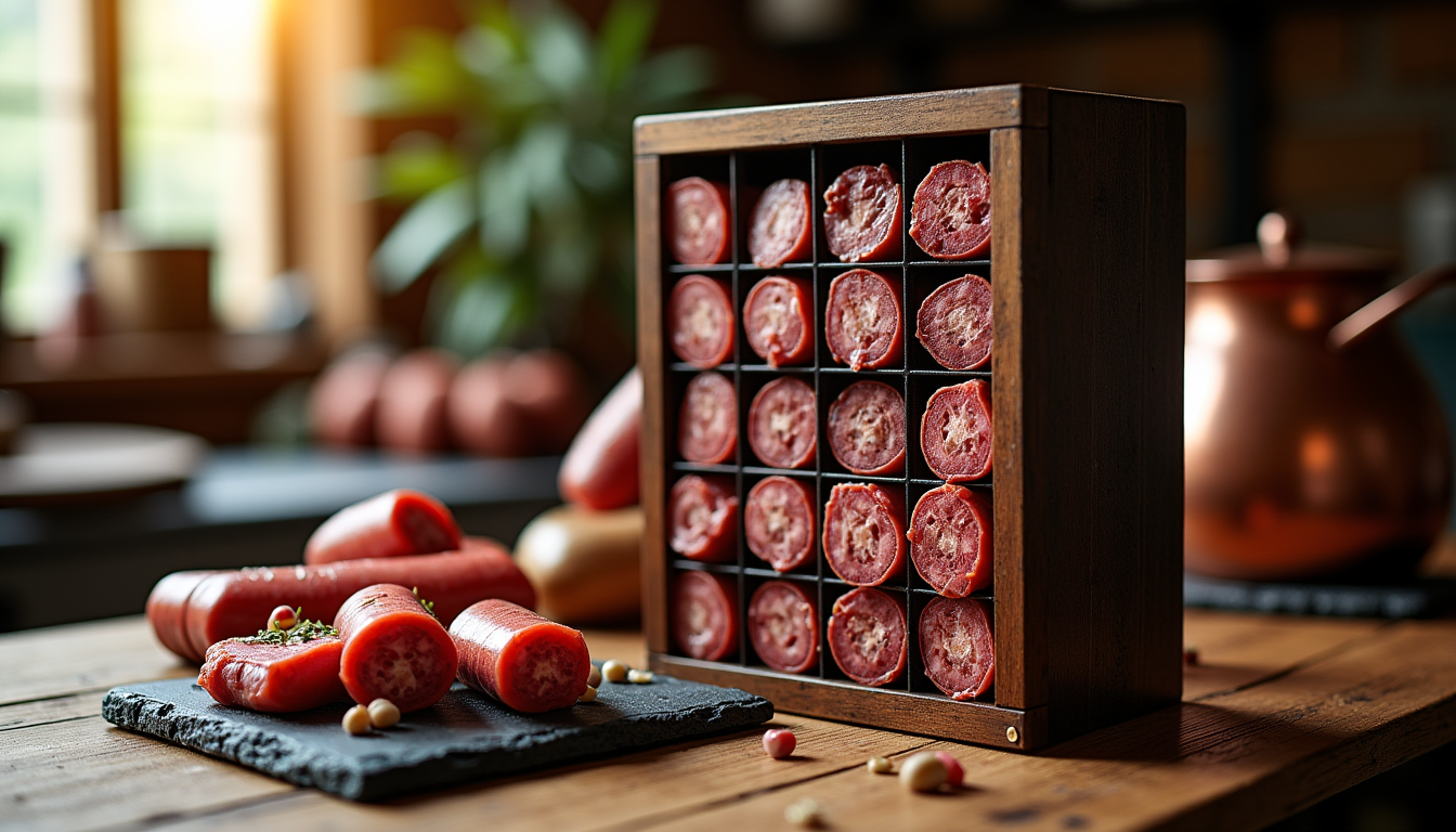 Illustration : « la charcuterie, c'est l'art de sublimer le — offrir un calendrier de l'avent saucisson : la bonne idée ?