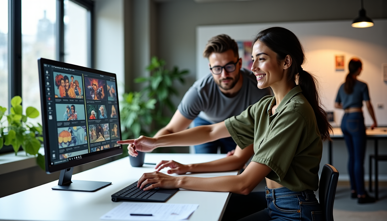 multipliez vos clics avec le motion design créatif — une fois le storyboard validé, les éléments graphiques