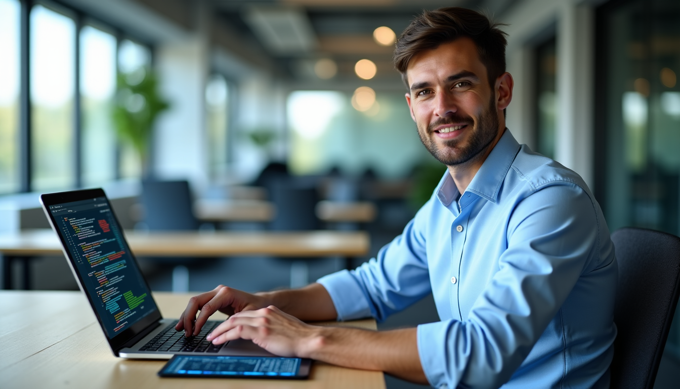 Illustration : ncevoir et de gérer le développement web, axée — utiliser le connecteur claude webflow mcp pour automatiser son site sans coder ?