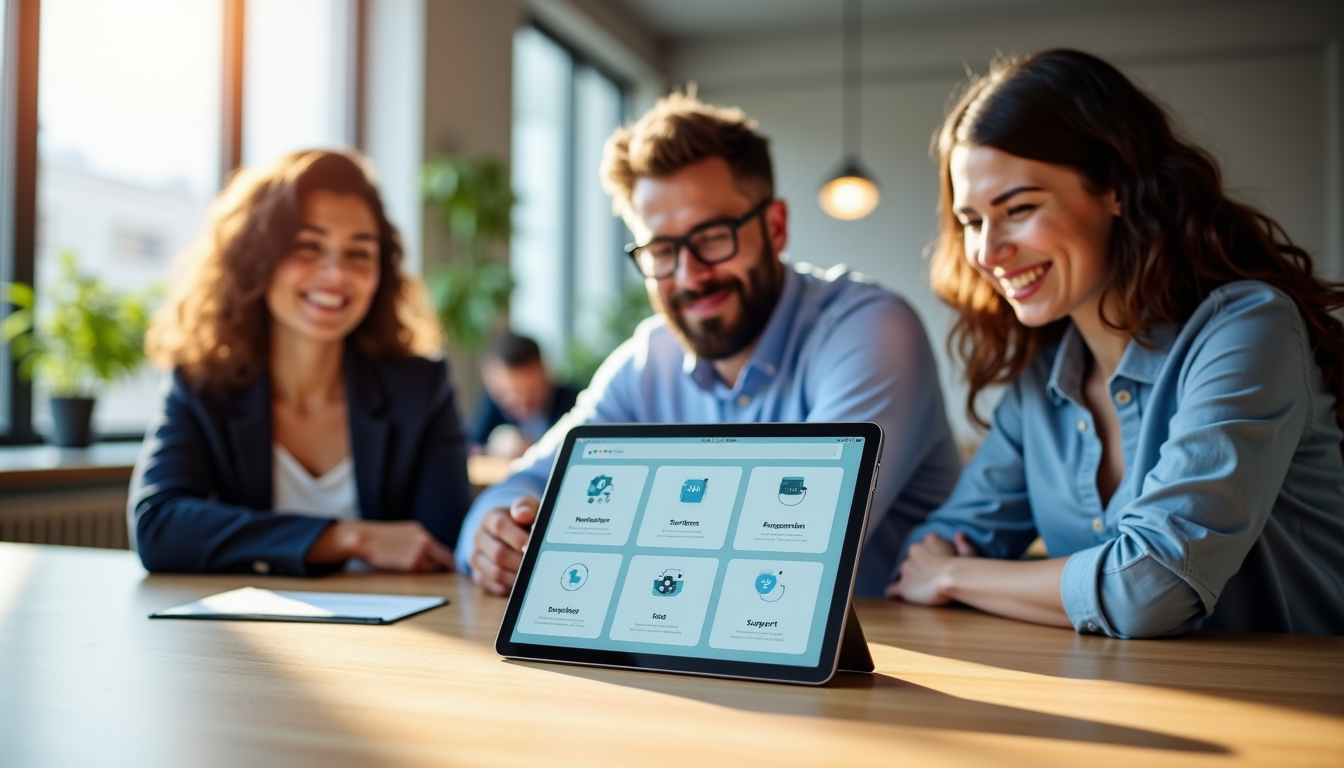 Illustration : des outils de communication dédiés (portail en ligne, — 3 secrets sur le cse externalisé pour votre pme