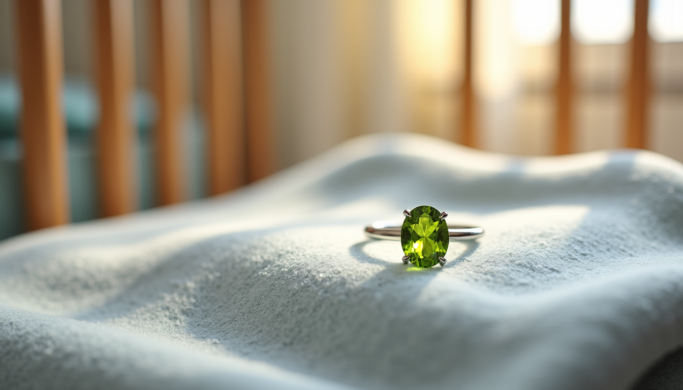 Illustration : s leur éclat, mais aussi dans les couches — bague de naissance, un bijou symbolique à offrir en cadeau
