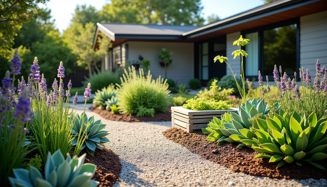 am&eacute;nagement paysager : comment cr&eacute;er un jardin adapt&eacute; &agrave; son terrain ? &mdash; r&eacute;duit &eacute;galement les besoins en eau et en