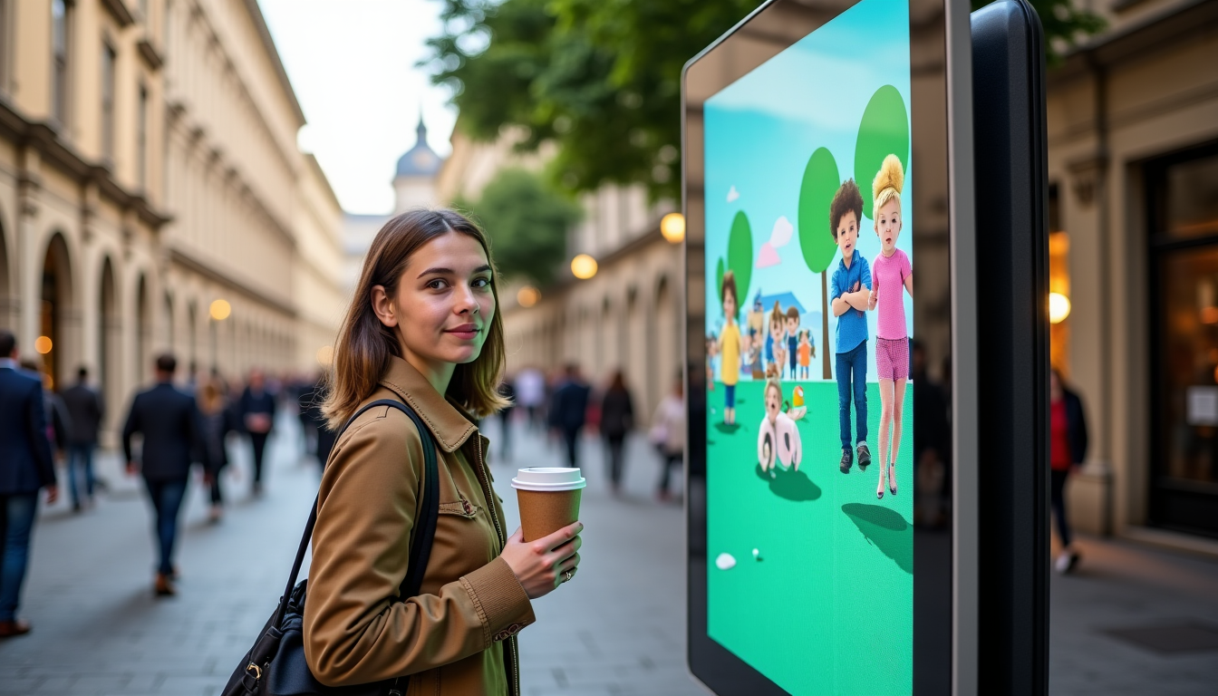 Illustration : cette polyvalence permet aux municipalités de créer une — écran led extérieur et affichage dynamique : la solution idéale pour les collectivités