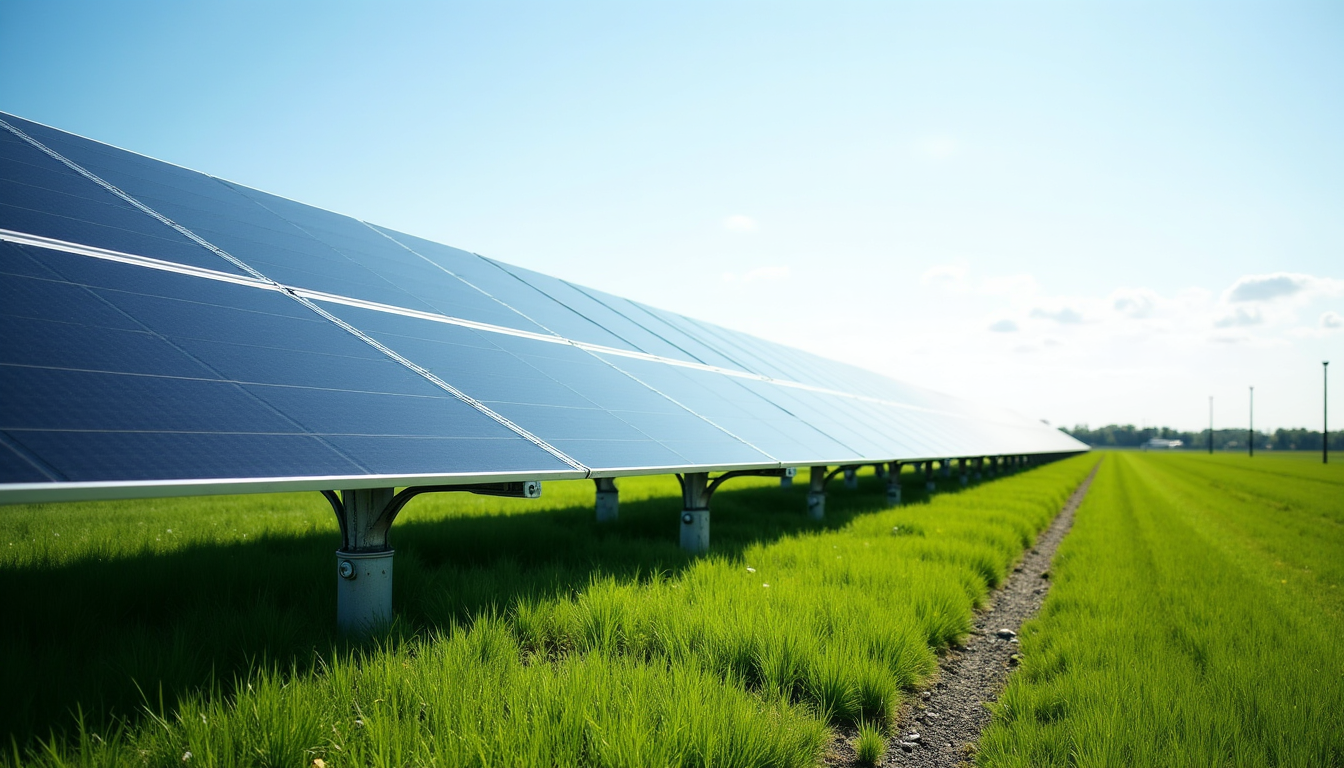 Illustration : tien d'un niveau de production d'énergie minimal des — installation solaire au sol nécessite-t-elle une garantie décennale ?