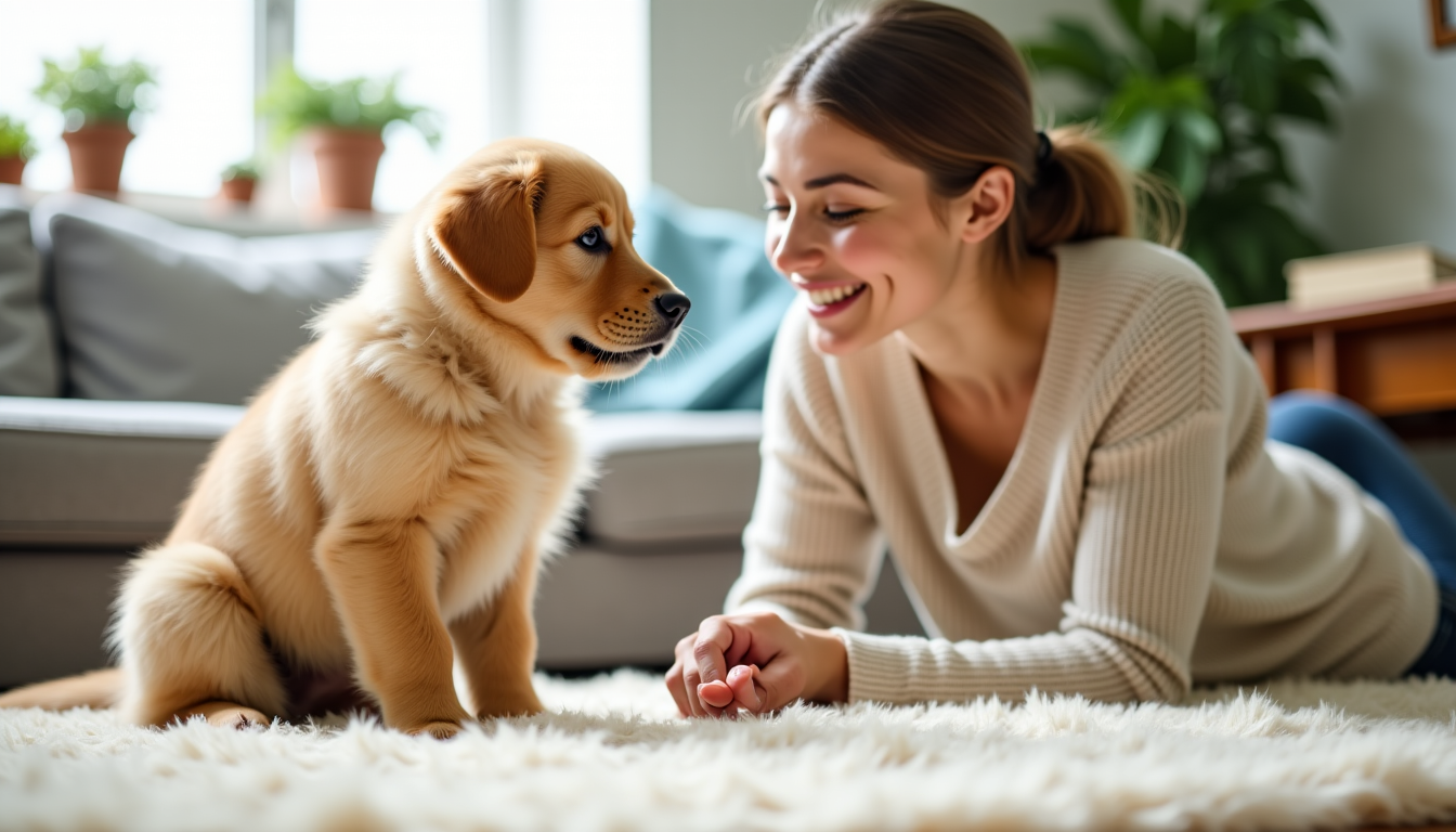 éduquer un golden retriever chiot: les bases à mettre en place — cette approche bienveillante favorise un apprentissage serein et
