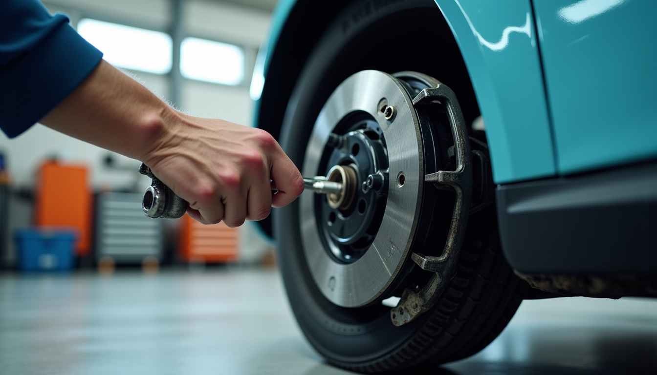 Illustration : un entretien régulier et méthodique est la clé — bien entretenir le système de freinage d'une voiture sans permis ?