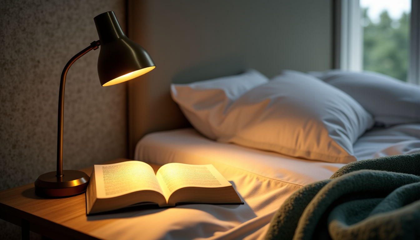 Illustration : pour la lecture au lit, des liseuses orientables — bien éclairer une pièce grâce au choix du luminaire ?