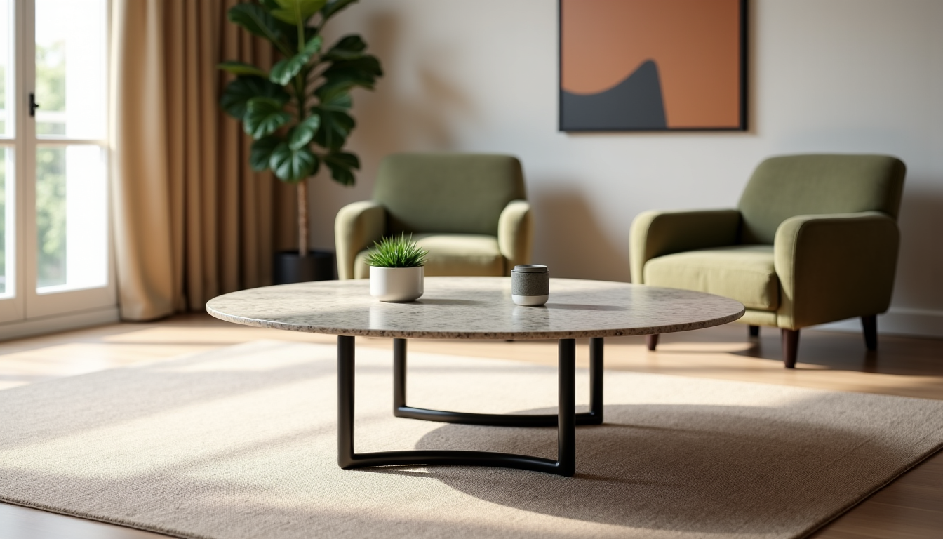 créez un salon design à moindre coût avec cette table basse ovale — pour un budget plus serré, des tables avec