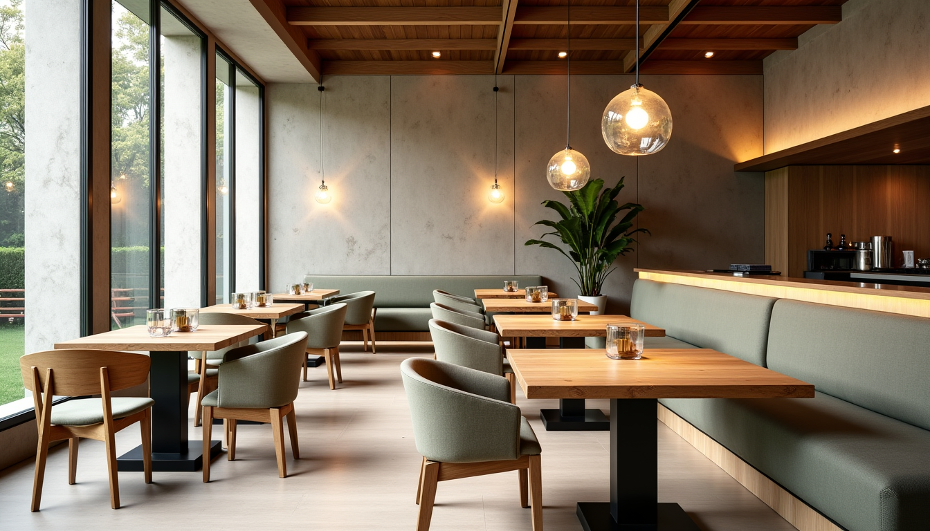 concevoir un restaurant où l’architecture participe à l’expérience des clients ? — l'intégration de matériaux durables et de qualité reflète