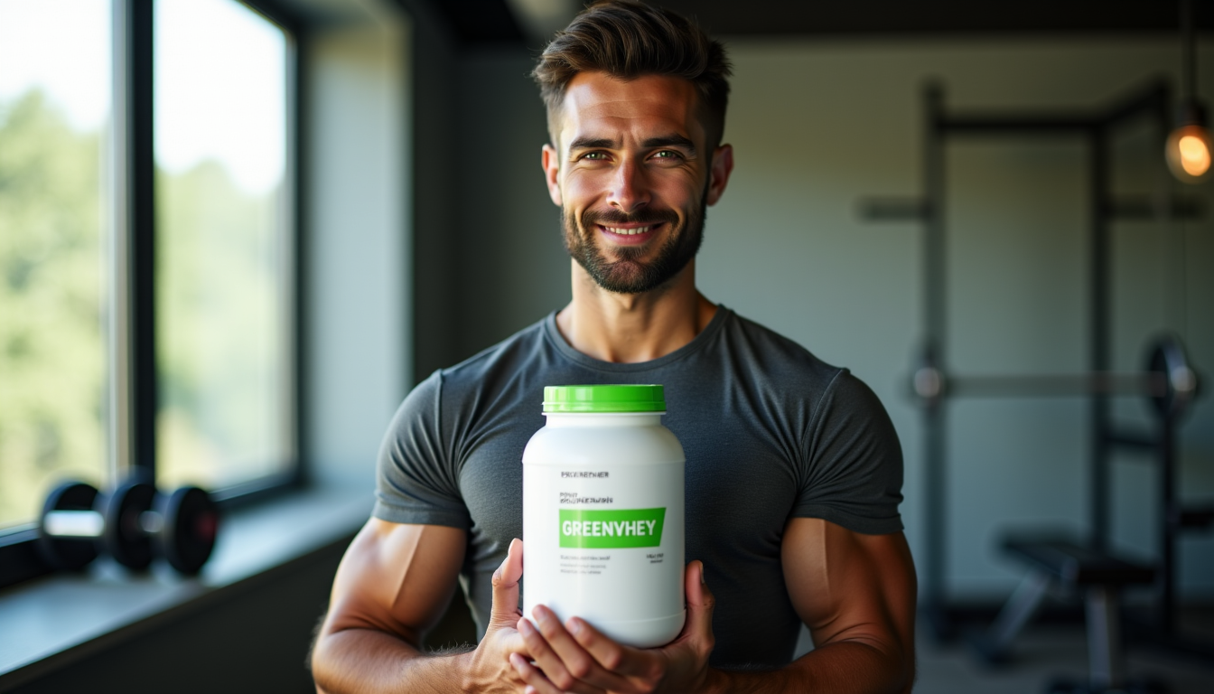 Illustration : implicité des compositions et l'origine des produits sont — prenez du muscle proprement : notre avis greenwhey complet
