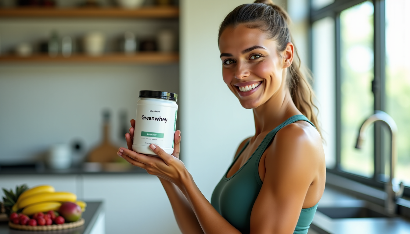Illustration : au-delà des protéines, d'autres ingrédients sont choisis avec — améliorez votre nutrition sportive avec cet avis greenwhey
