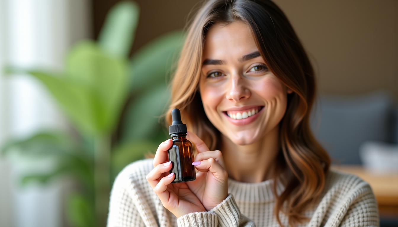 Illustration : en vous tournant vers le cbd sans thc, — cbd sans thc : 5 bienfaits scientifiquement prouvés