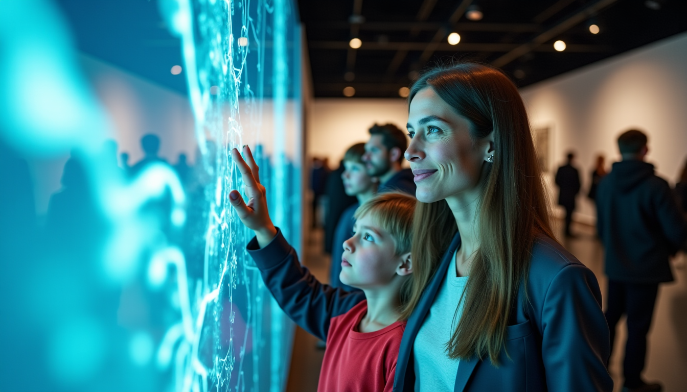 rendre votre parcours immersif avec les écrans interactifs pour les musées et l'ia — l'ia participe également à la création de récits