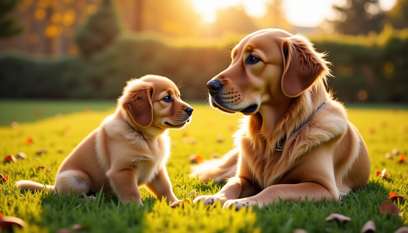 Illustration : « un chien bien éduqué n'est pas un — guide ultime pour tout comprendre sur le golden retriever, du chiot à l'âge adulte