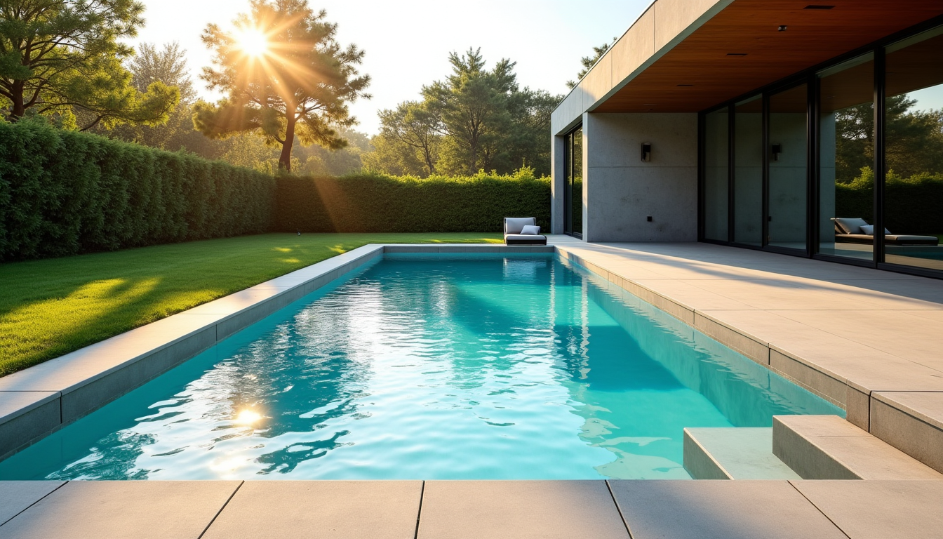 Illustration : les piscines enterr&eacute;es en b&eacute;ton, qu'elles soient en &mdash; choisir le bon pisciniste ?