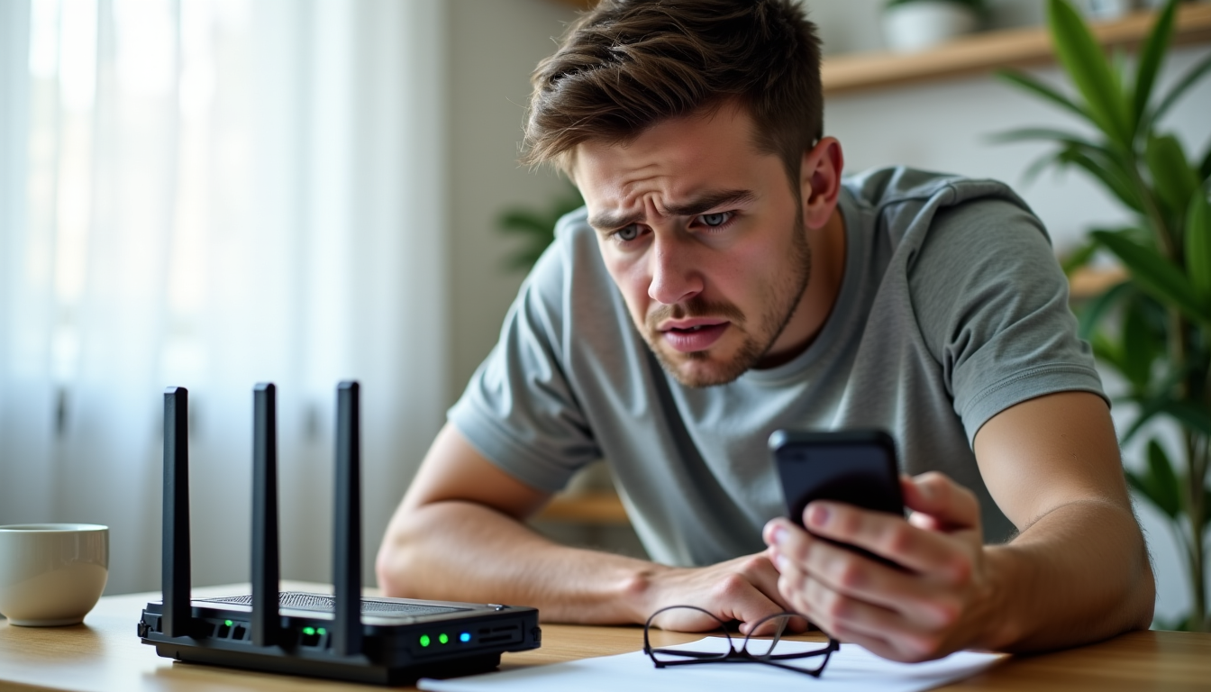 Illustration : es débits. changer le canal de votre routeur — wi-fi lent : quelles sont les causes les plus fréquentes ?