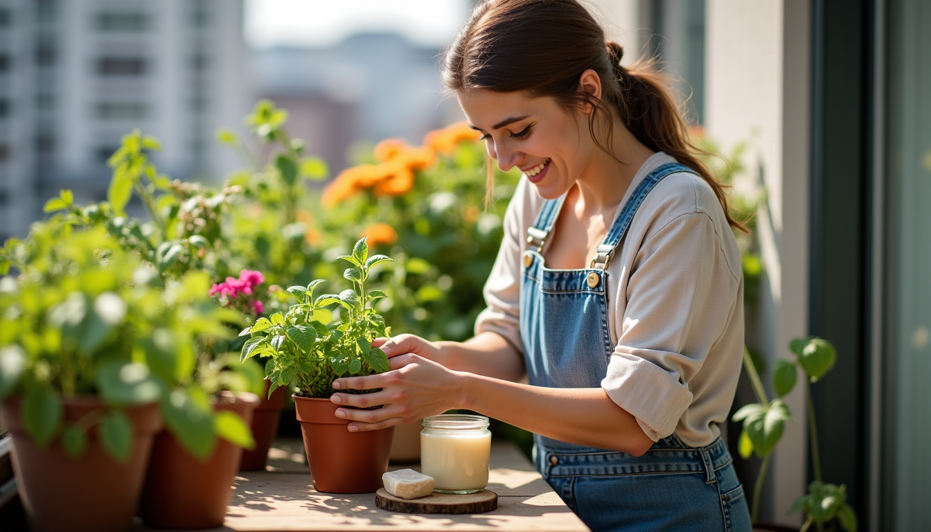 Illustration : le jardinage, même sur un petit balcon, ou — profiter de ses week-ends sans forcément dépenser ?