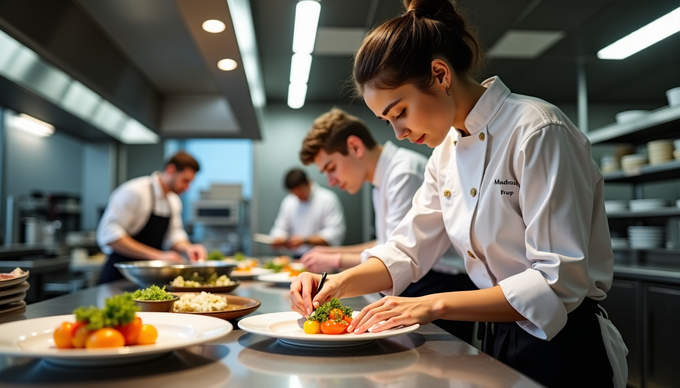 Illustration : les stages en entreprise, d'une durée significative, constituent — bts management en hôtellerie restauration