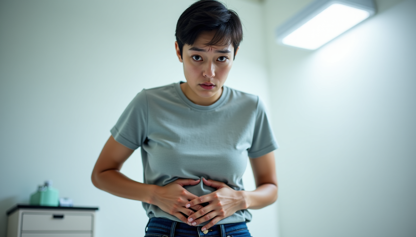 Illustration : ression qu'il est rempli d'air ou de liquide, — une douleur abdominale mérite-t-elle une consultation ?