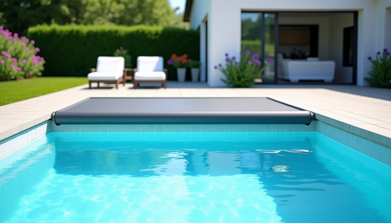 Illustration : « une couverture de piscine n'est pas une — réduire l’évaporation de l’eau d’une piscine ?