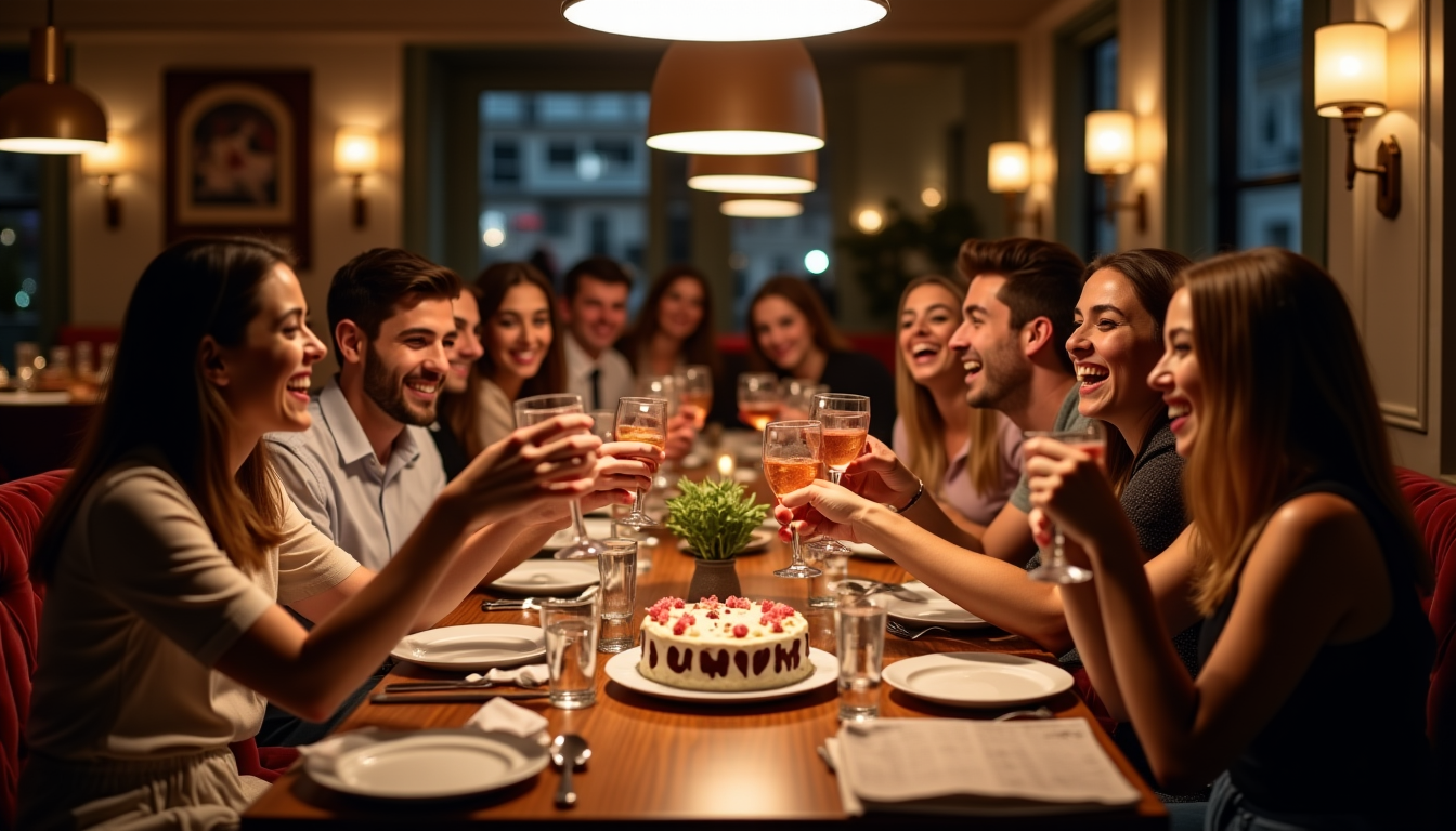 Illustration : renseignez-vous sur les services additionnels. certains restaurants proposent — restaurants parisiens pour evg/evjf : vivez une expérience unique entre amis