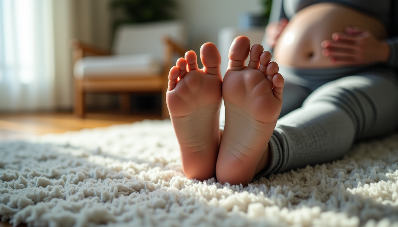 Illustration : il est toujours préférable de discuter de vos — les pieds gonflent-ils pendant la grossesse ?