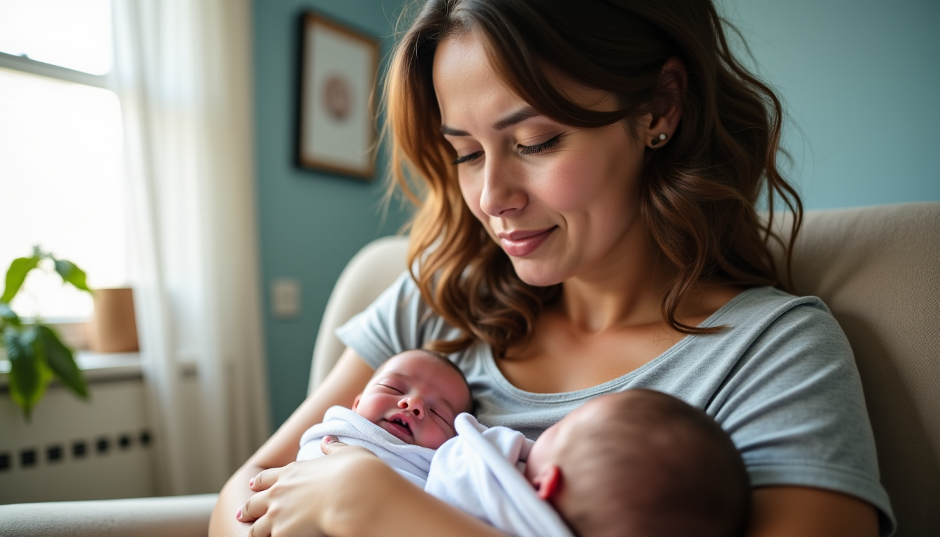 Illustration : emiers jours sont cruciaux pour l'établissement de l'allaitement — savoir si bébé boit suffisamment de lait ?