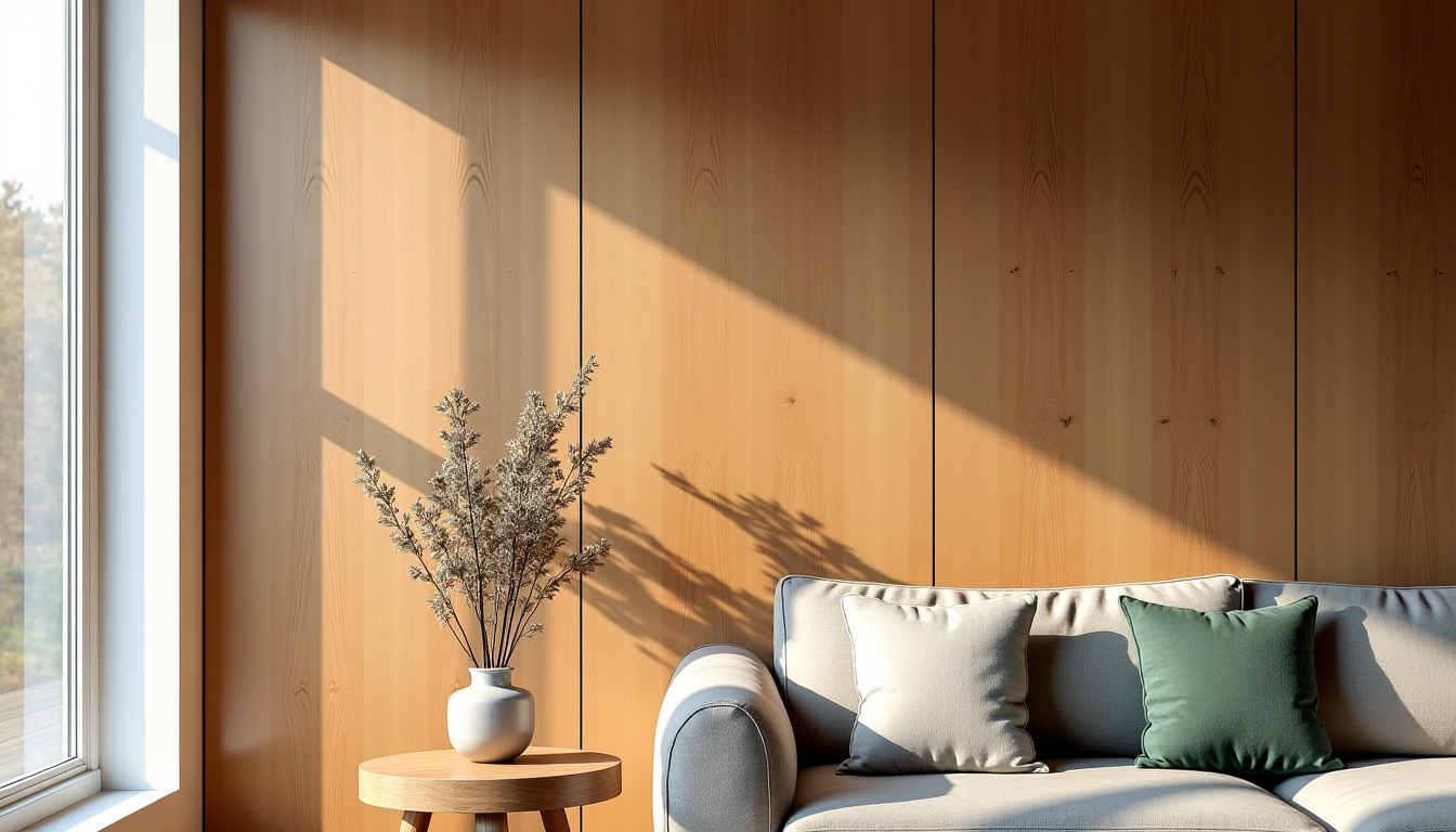 Illustration : pour un style authentique, le pin maritime est — réchauffez votre ambiance avec le lambris mural