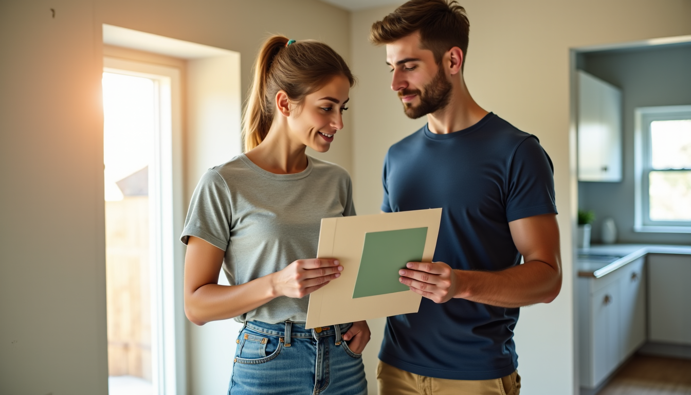 Illustration : faut compter entre 20 et 50 euros du — peinture ou papier peint : lequel choisir pour rénover ?