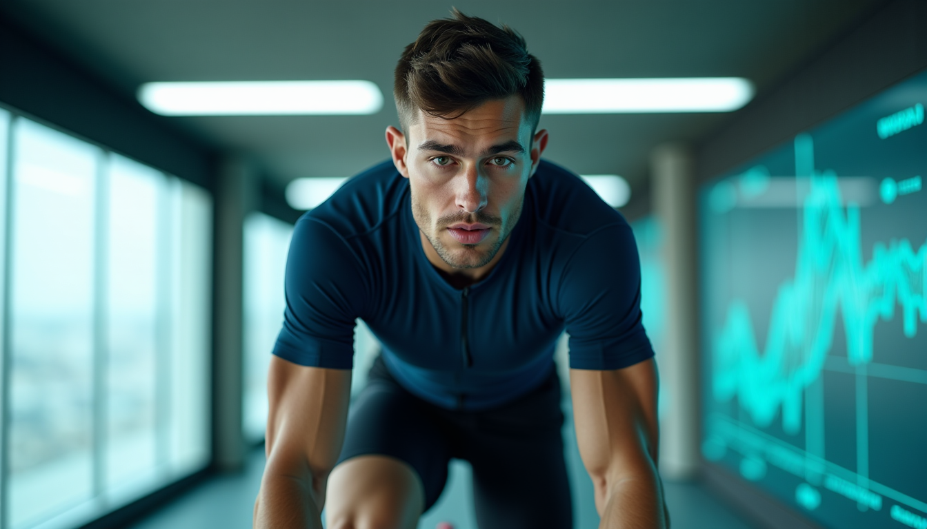 Illustration : les professionnels du sport mettent de plus en — l'avenir de l'entraînement des sportifs d'endurance