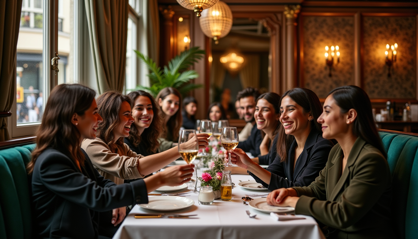 Illustration : ces ambiances coexistent et se complètent dans le — restaurants pour faire la fête à paris nichés dans le marais