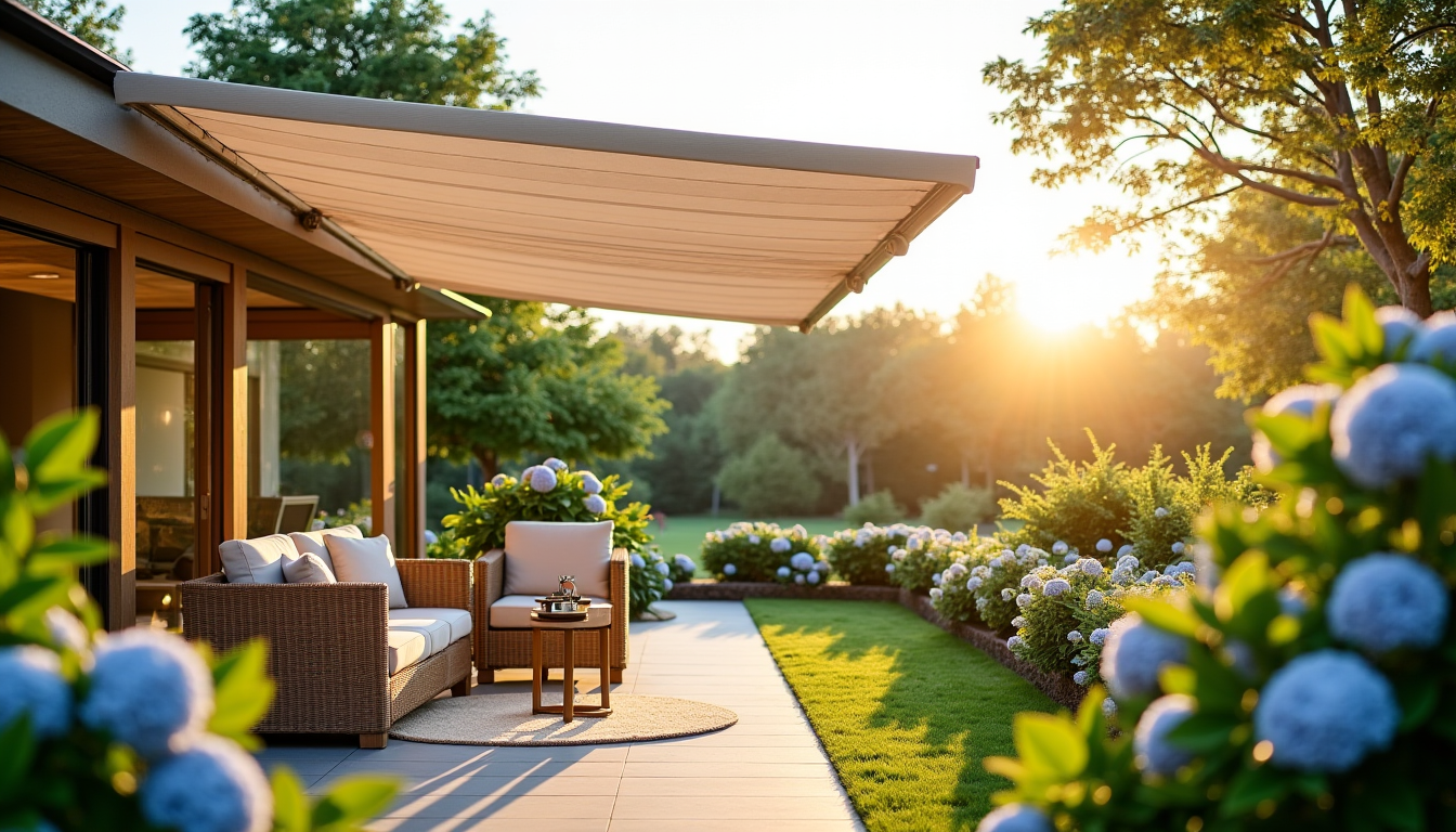 Illustration : si vous recherchez des solutions qui offrent une — se protéger du soleil sans dénaturer son jardin ?