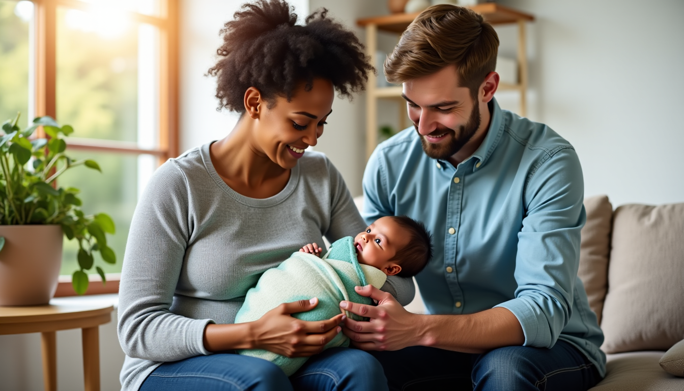 Illustration : il existe différents types de porte-bébés, chacun ayant — guide complet du matériel utile aux jeunes parents