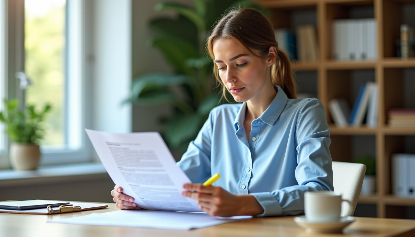 Illustration : n'hésitez pas à surligner les passages qui vous — 7 erreurs fréquentes en souscrivant une assurance : questionnaire santé, franchises et résiliation