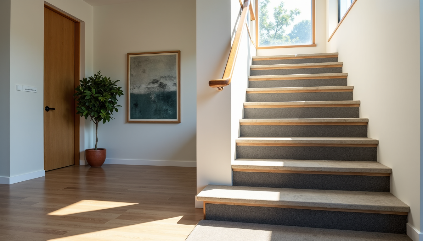 Illustration : exceptionnelle aux passages. ces matériaux sont particulièrement adaptés — revêtement choisir pour un escalier intérieur ?