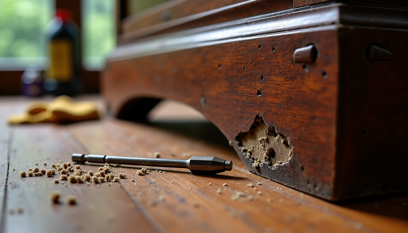 Illustration : iminer les colonies directement dans le bois. ces — protéger les meubles en bois contre les termites ?