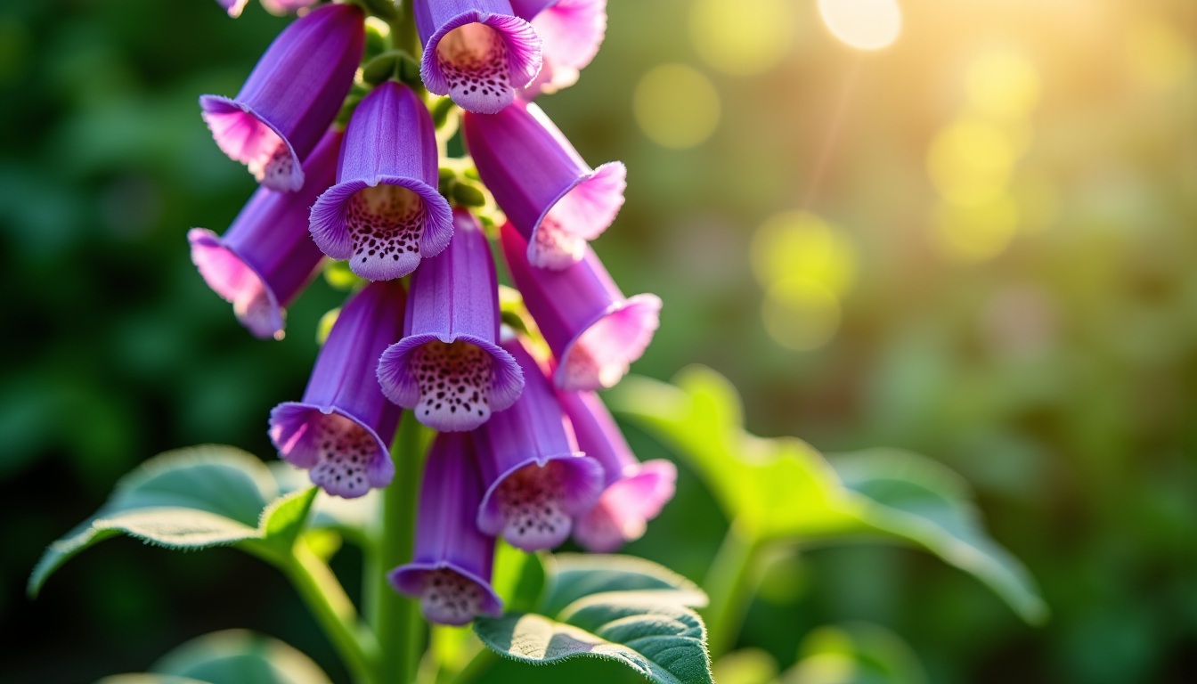 Illustration : enfin, la digitale, reconnaissable à ses fleurs en — ces plantes courantes qui peuvent intoxiquer votre chat