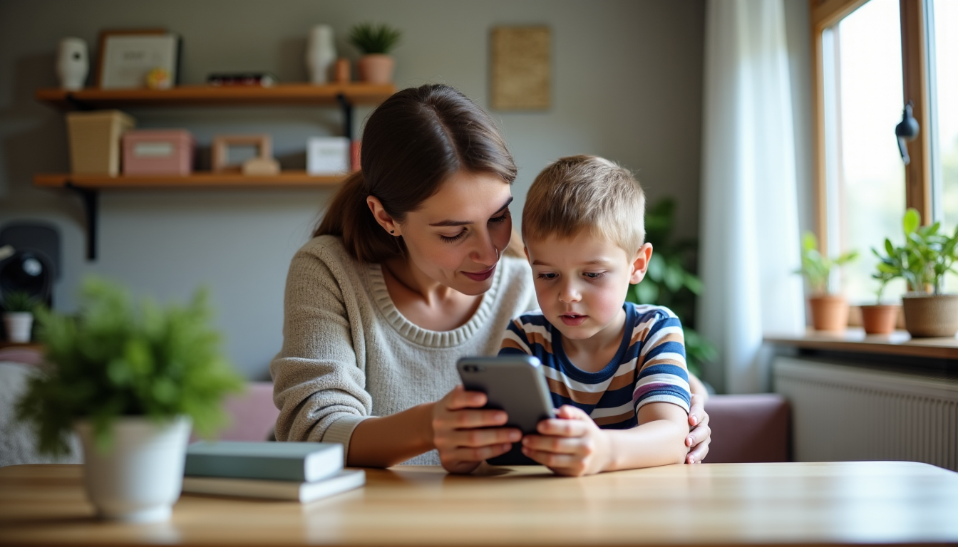 Illustration : les fonctionnalités de gestion du temps d'écran sont — à quel âge faut-il acheter un téléphone smarteen pour son enfant