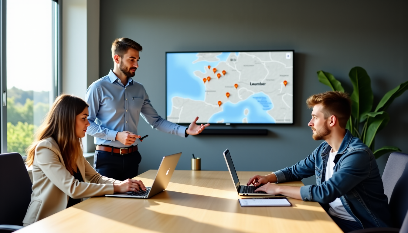 Illustration : l'agence identifie les opportunités de partenariat et met — ce qu’une agence web dans la drôme peut faire pour votre référencement local
