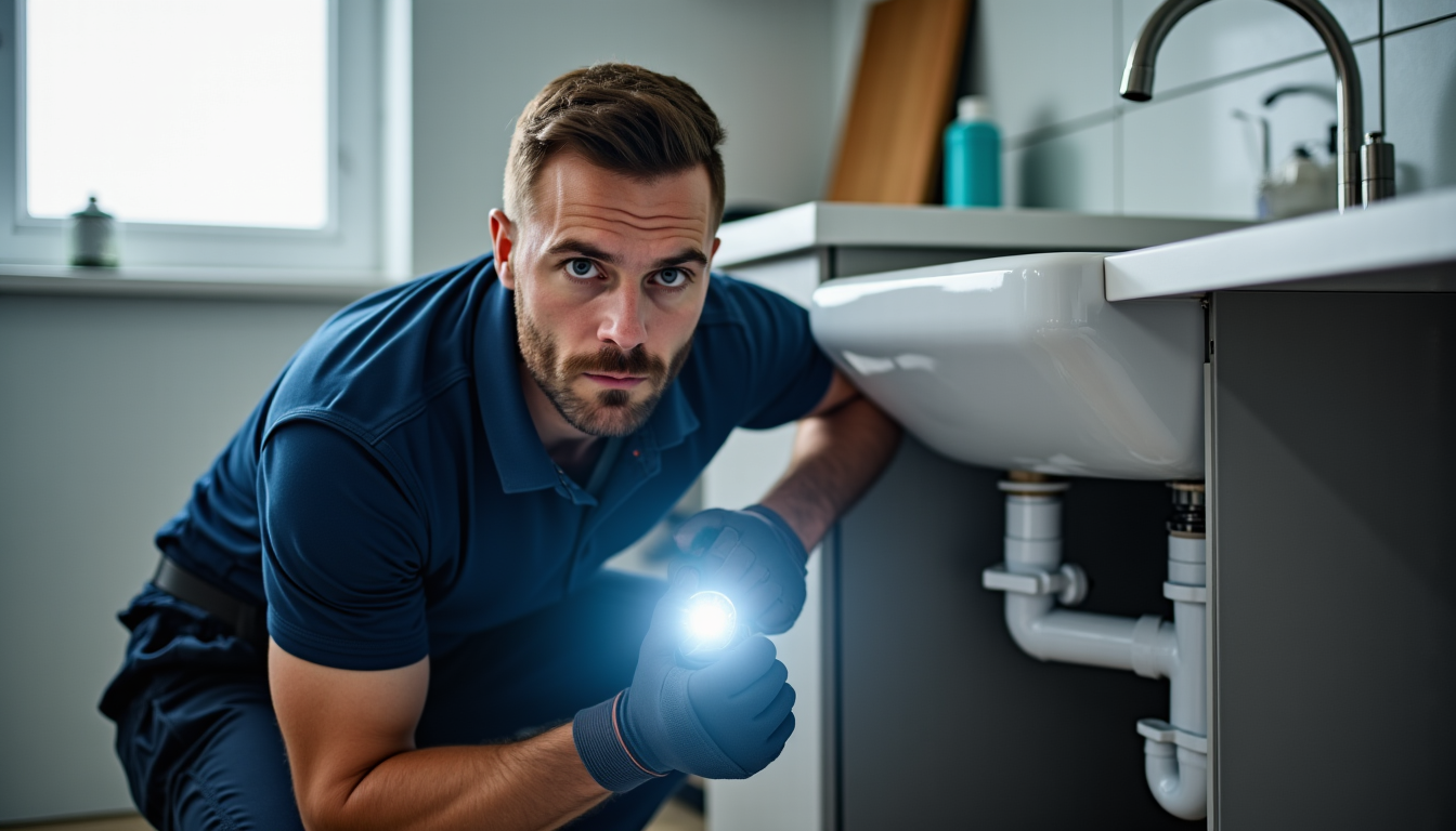 Illustration : du technicien, qui privilégie la solution la plus — débouchage de canalisation à nivelles : intervention en 6 étapes du diagnostic au test final