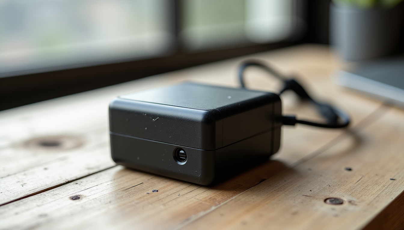 Illustration : la présence d'un chargeur original et en bon — ordinateur portable d’occasion : les tests à effectuer avant l’achat