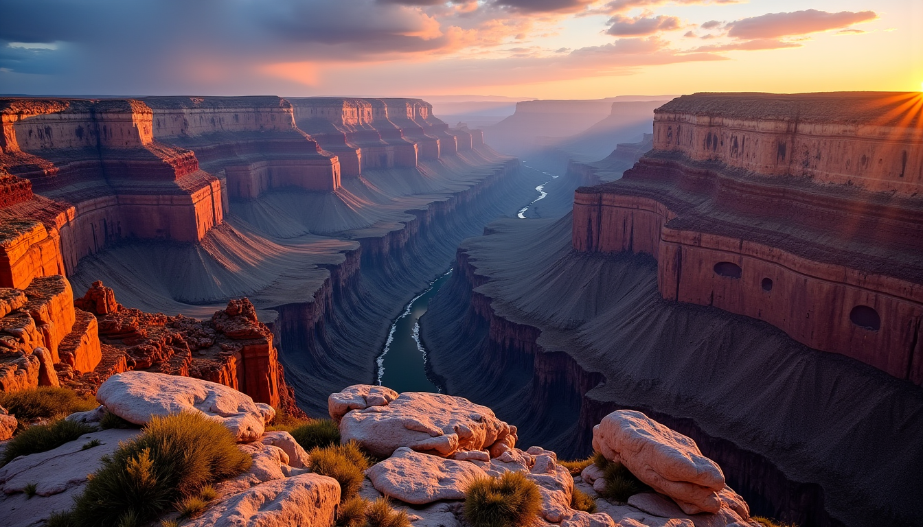 Illustration : "l'immensité du grand canyon est une leçon d'humilité. — vivez l’expérience du grand canyon sans passer votre journée sur la route