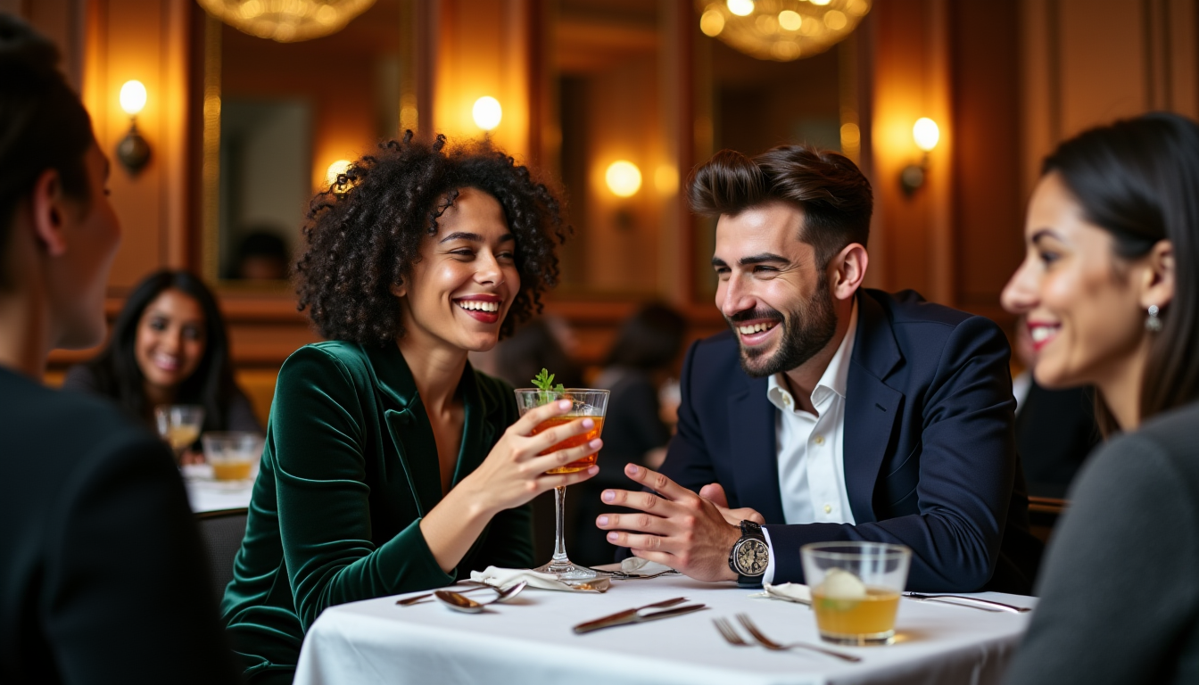 Illustration : vos convives. la présence d'options sans alcool originales — réserver un restaurant festif à paris: les conseils pour ne pas se tromper