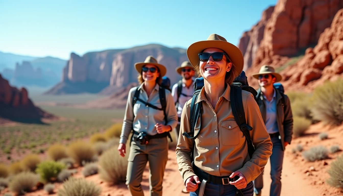 Illustration : un voyage réussi dans l'ouest américain demande une — plus beaux parcours d'excursions guidées en français à las vegas et dans l'ouest américain