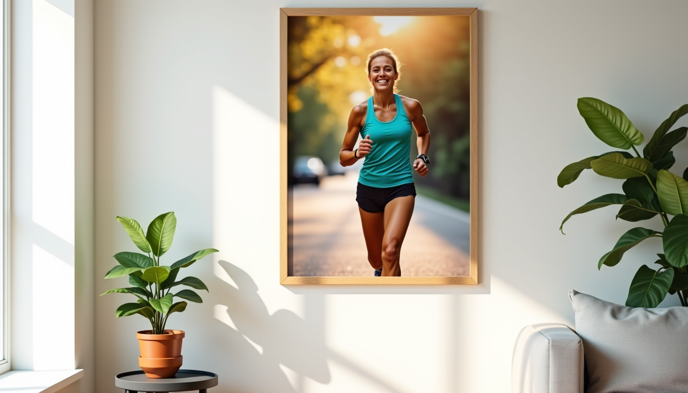 Illustration : pour un souvenir encore plus intime, l'option d'intégrer — code promo the post trace: comment profiter d’une réduction sur vos affiches de course ?
