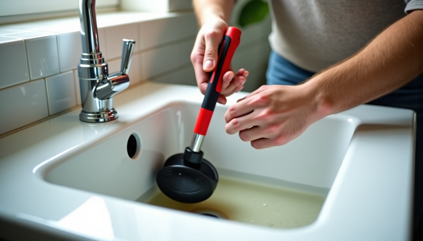 Les 7 erreurs qui aggravent un bouchon de canalisation Illustration : l'objectif de ces outils est de créer un — 7 erreurs qui aggravent un bouchon de canalisation