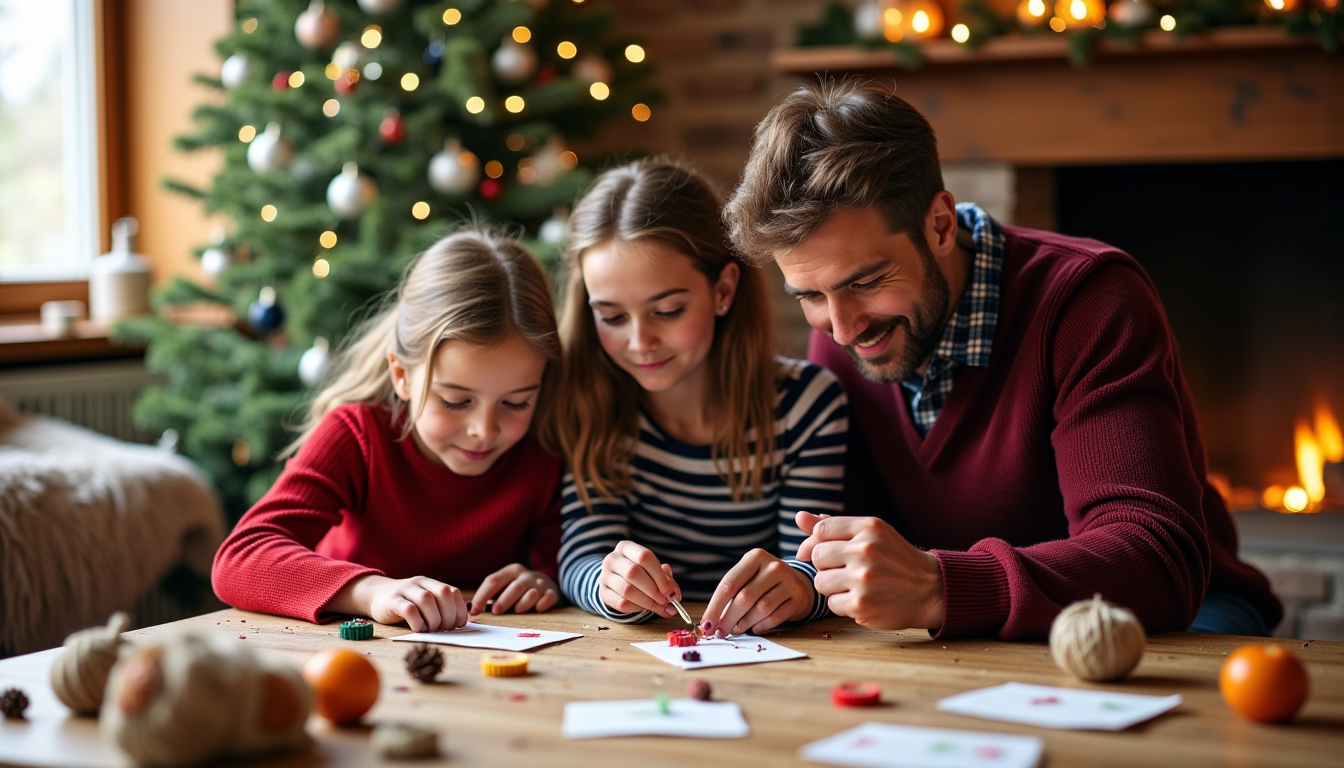 Illustration : au-delà des activités purement ludiques ou créatives, le — nos idées d’activités pour un calendrier de l’avent maison
