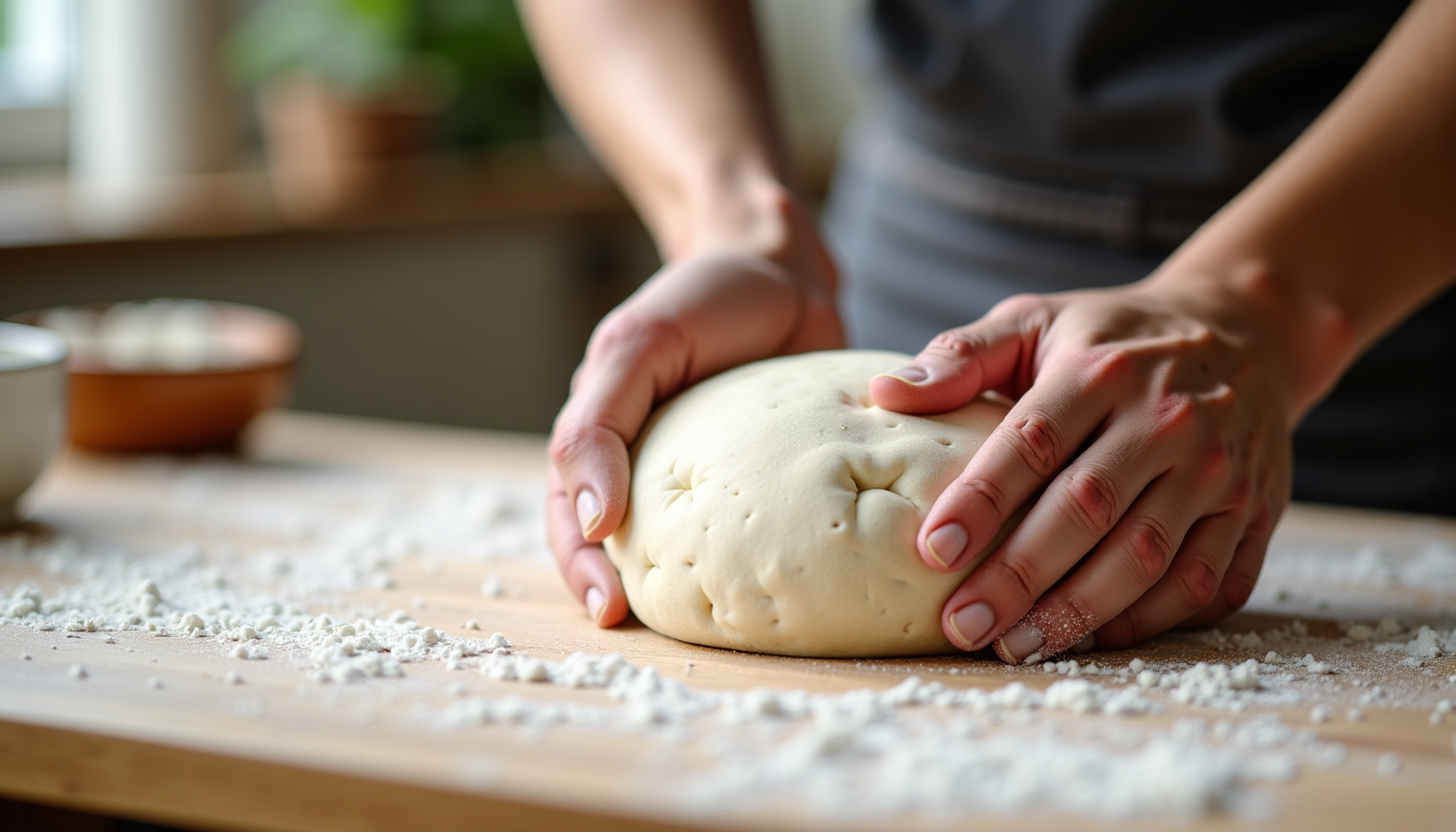 réussir une pâte à pizza croustillante à la maison ? — le pétrissage est l'étape où la magie opère,