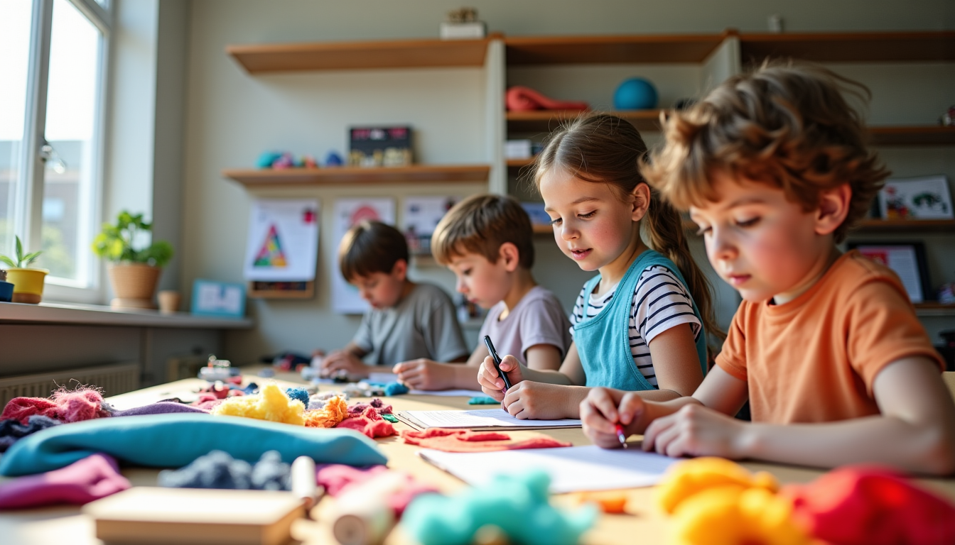 Illustration : design. ateliers de stylisme et de création textile — tout savoir sur l’éducation artistique à l’école et ses bienfaits