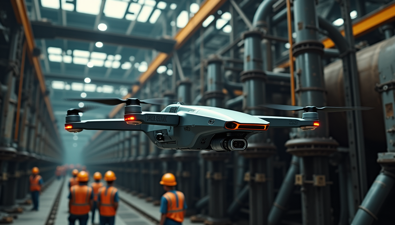 Illustration : uses, difficiles d'accès) excellente (atteint presque toutes les — drone inspection industrielle : quels avantages pour votre entreprise ?